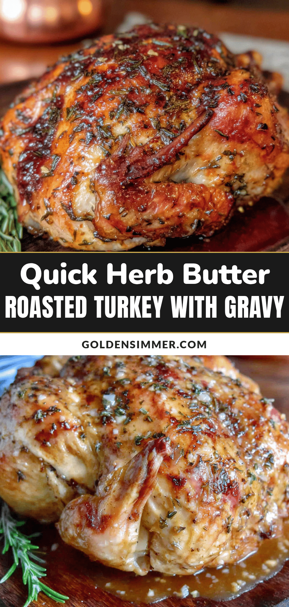 herb butter roasted turkey recipe