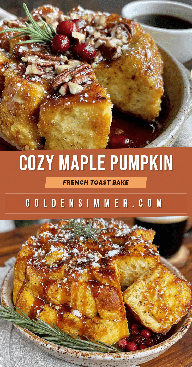 maple pumpkin french toast bake recipe