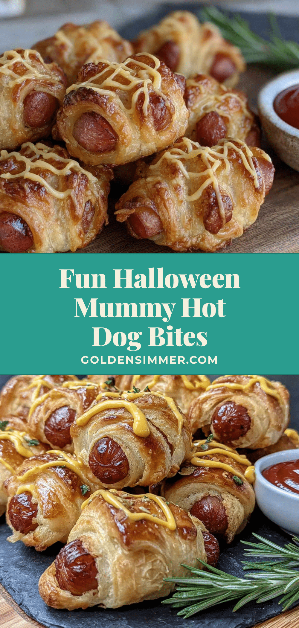 mummy hot dog bites recipe