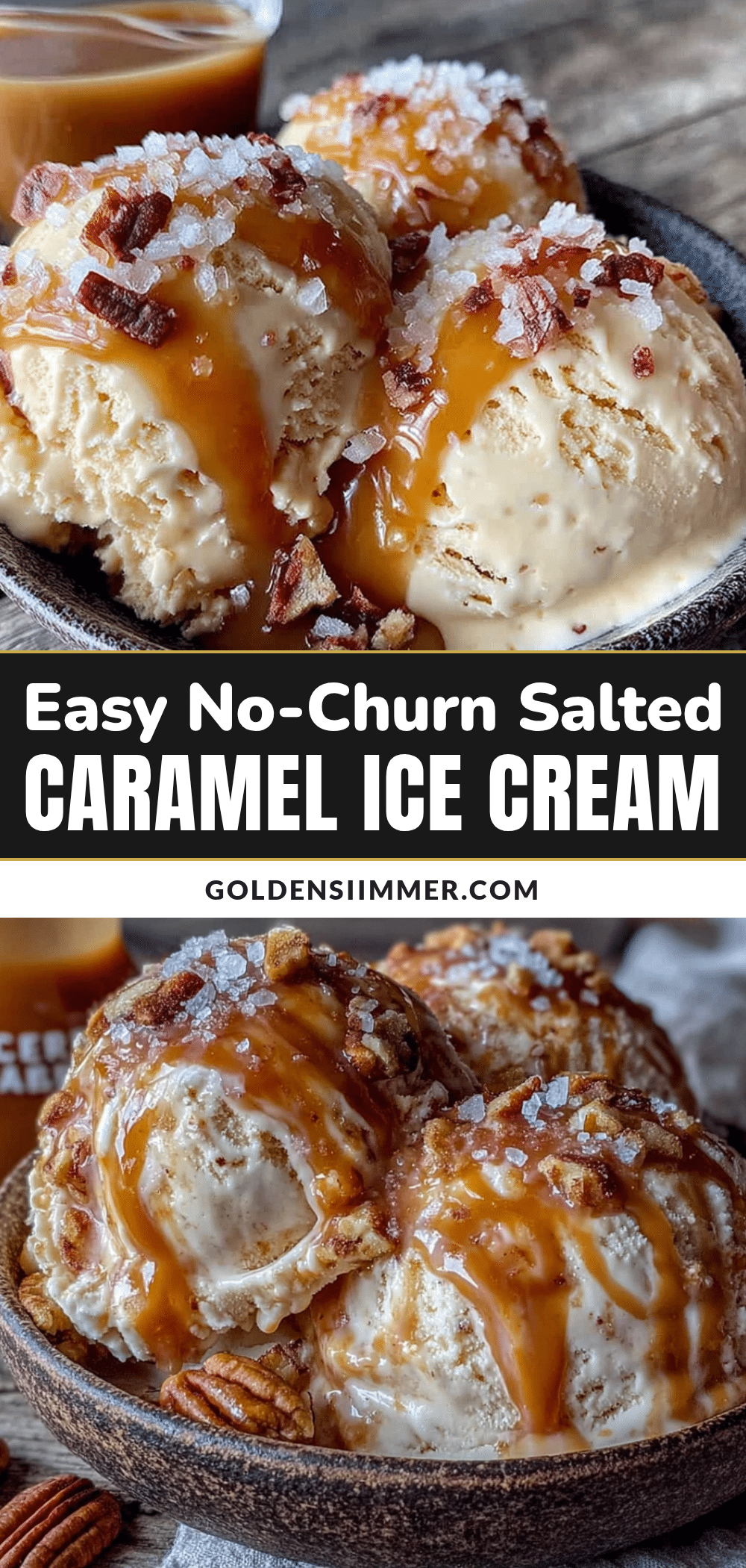 no-churn salted caramel ice cream recipe