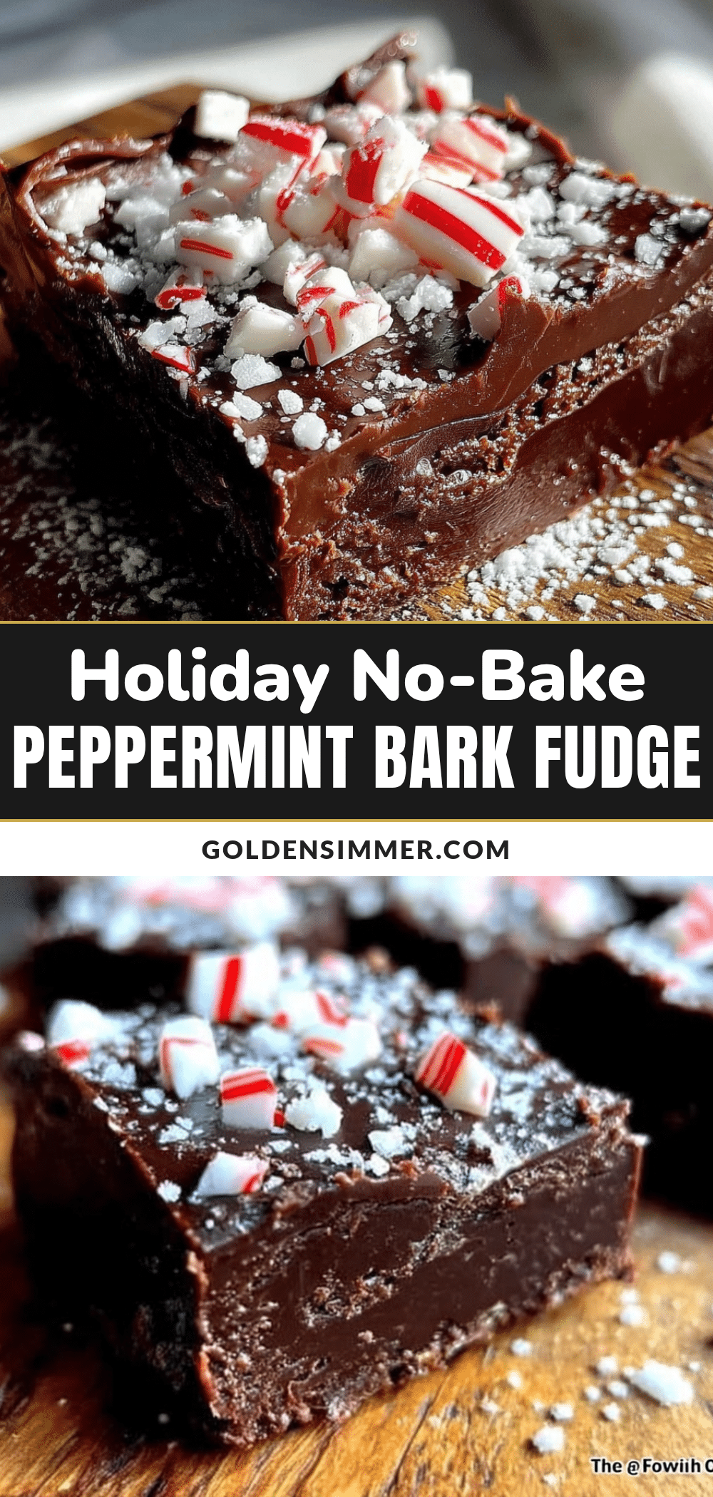 peppermint bark fudge recipe