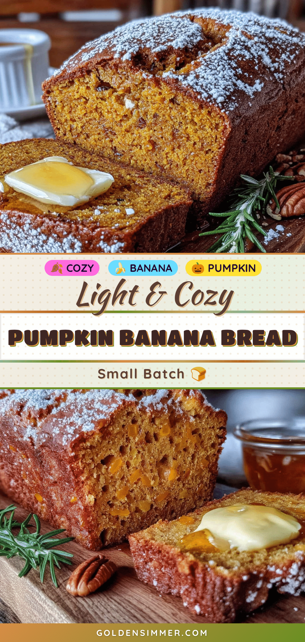 pumpkin banana bread recipe
