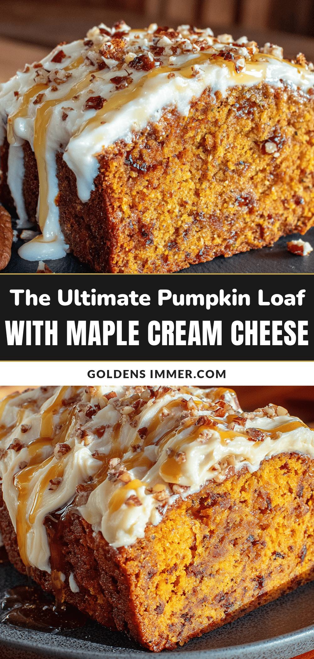 pumpkin loaf with maple frosting recipe