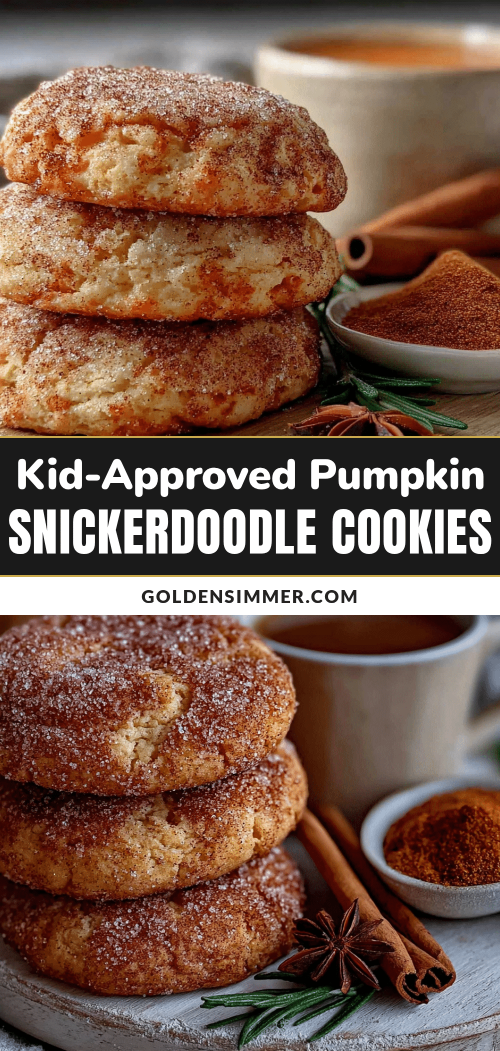 pumpkin snickerdoodle cookies recipe