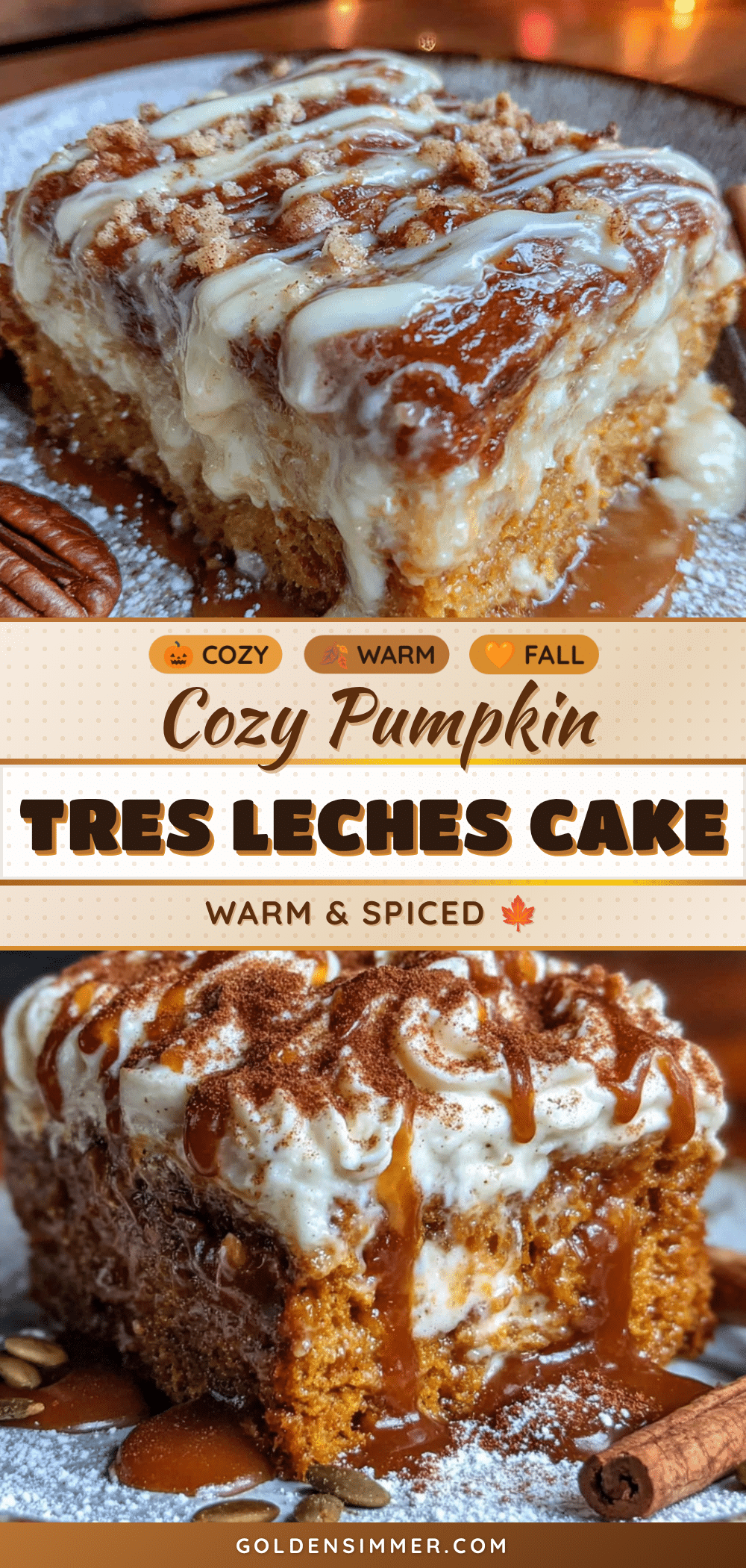 pumpkin tres leches cake recipe