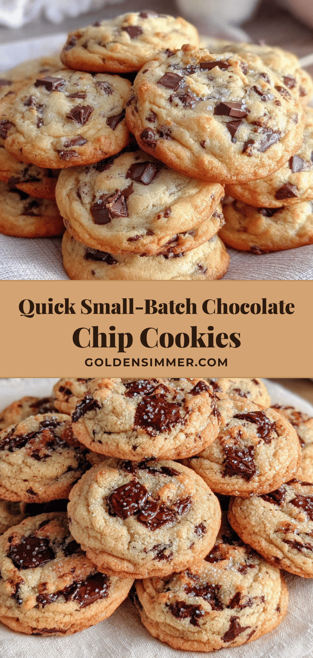 quick small-batch chocolate chip cookies recipe