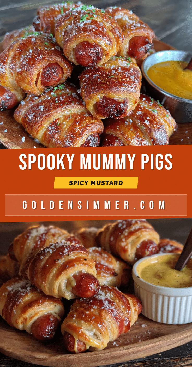 spooky mummy pigs in a blanket recipe