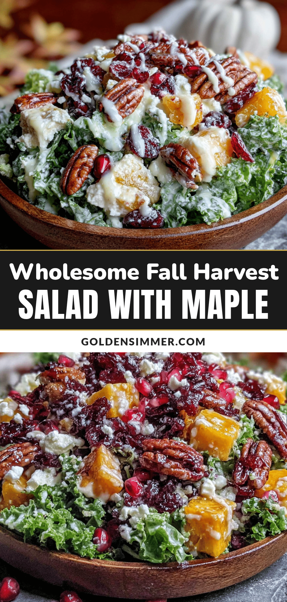 wholesome fall harvest salad recipe