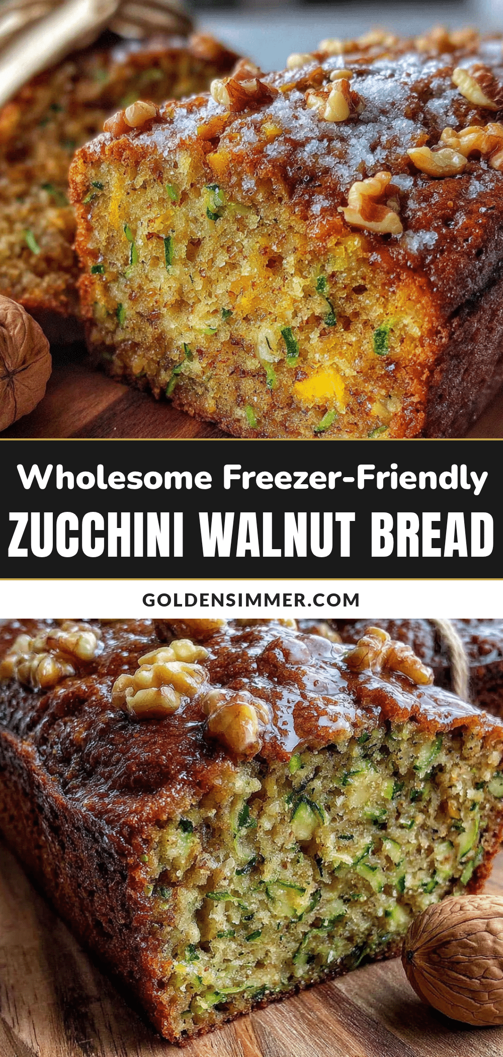 wholesome freezer-friendly zucchini walnut bread recipe