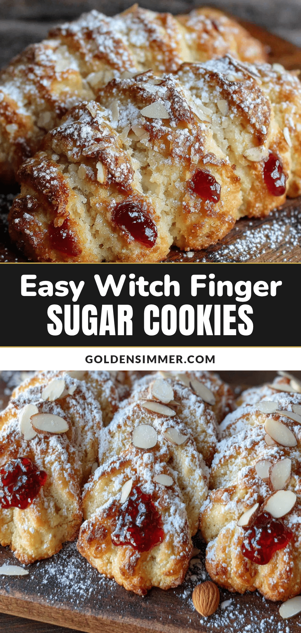 witch finger cookies recipe