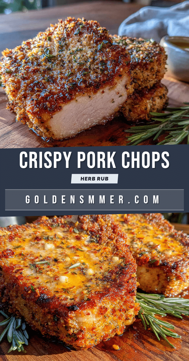 air fryer pork chops with herb rub recipe