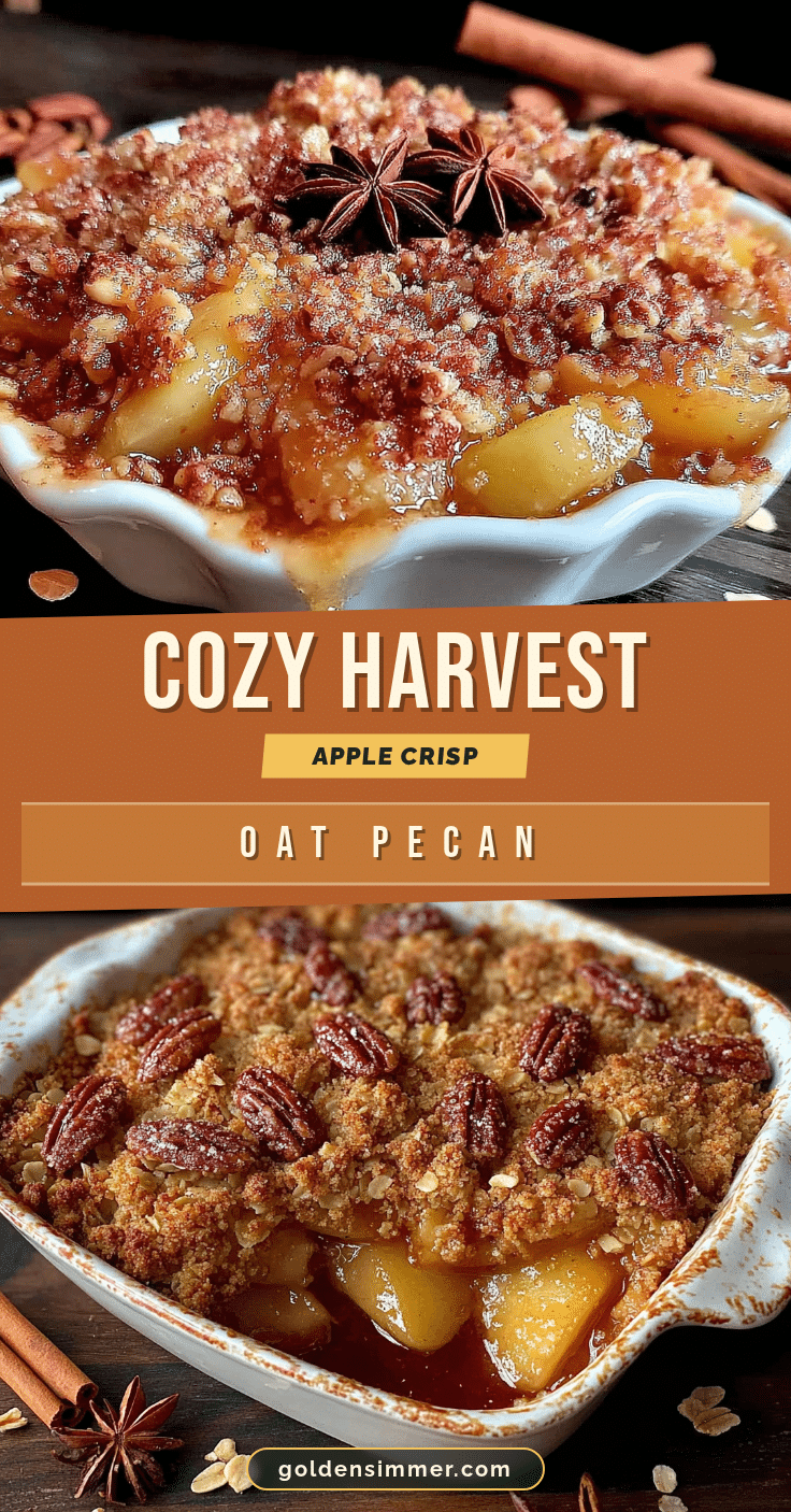 apple crisp with oat pecan topping recipe