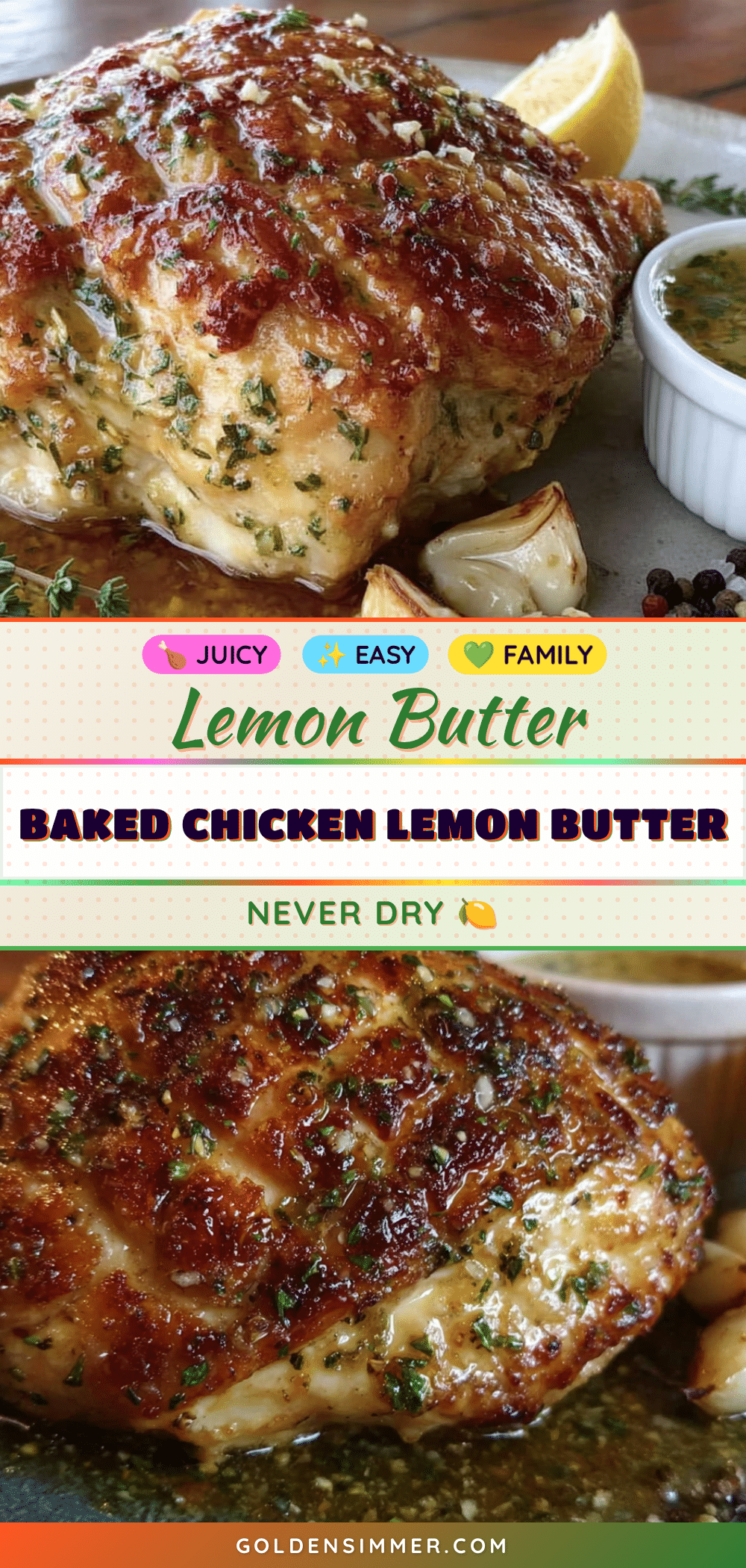baked chicken breast with lemon butter recipe
