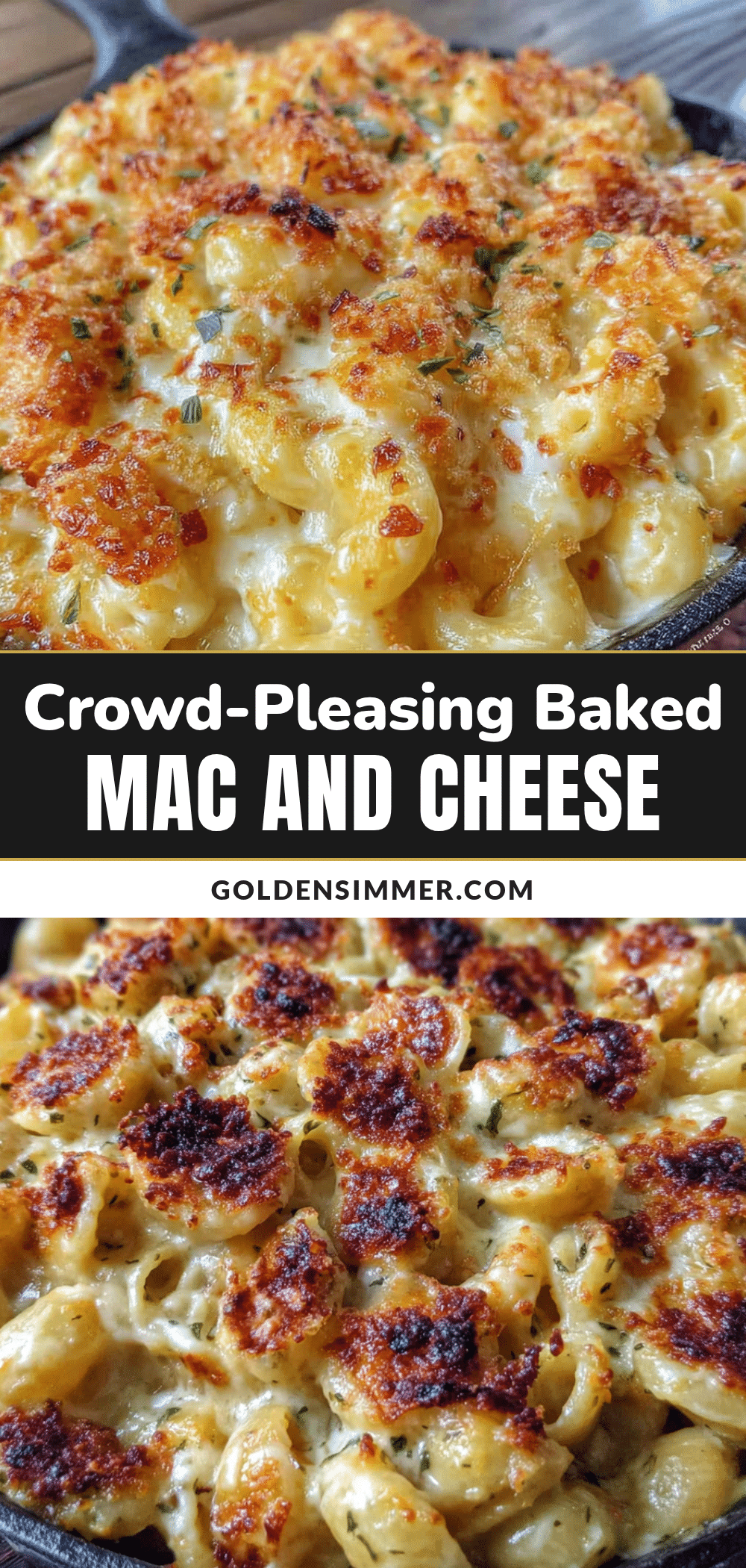 baked mac and cheese with crispy panko topping recipe