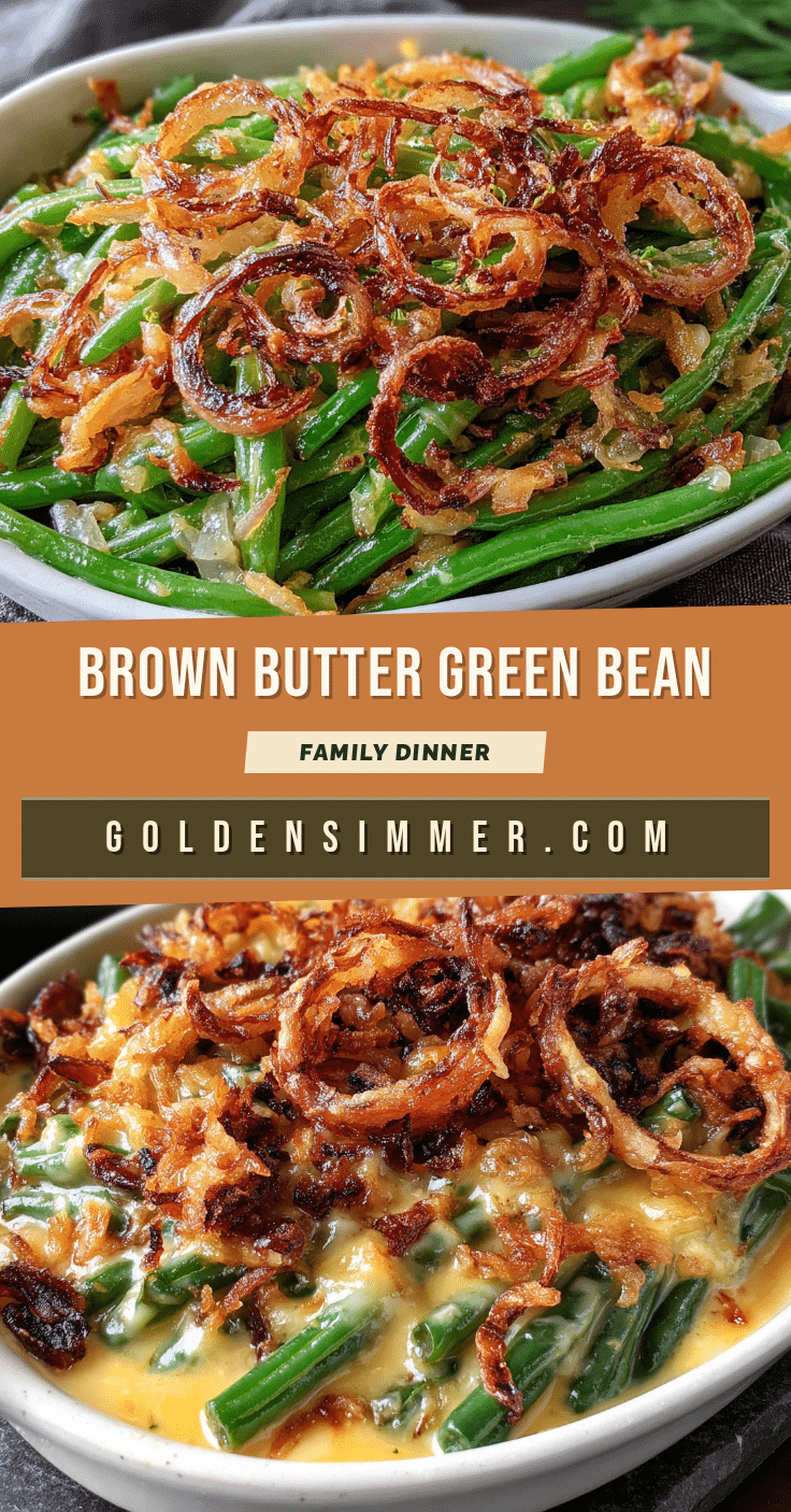 brown butter green bean casserole recipe