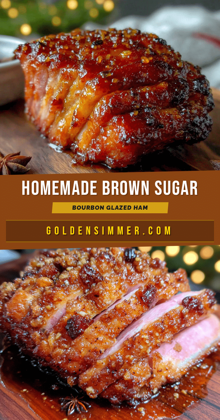 brown sugar bourbon glazed ham recipe