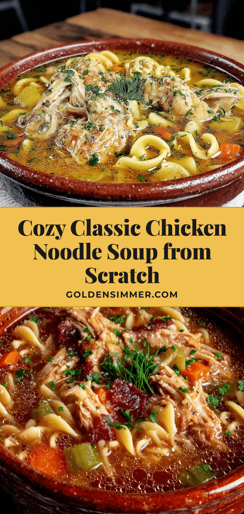 classic chicken noodle soup recipe