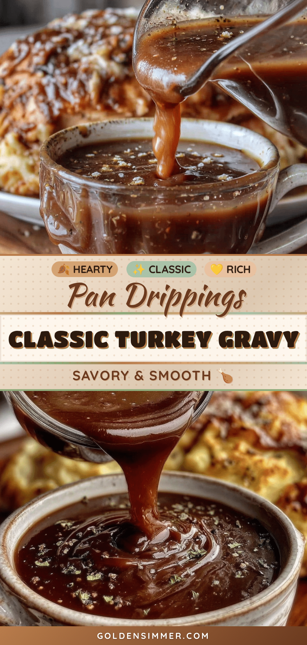 classic turkey gravy from pan drippings recipe