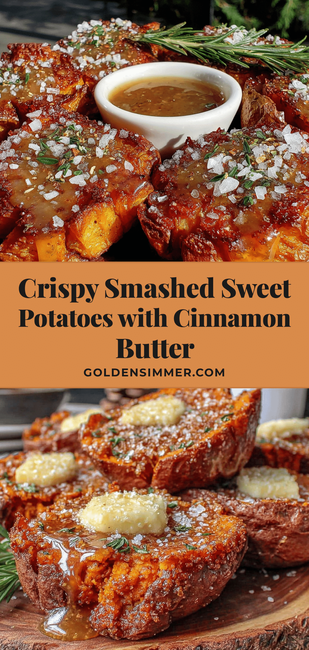 crispy smashed sweet potatoes recipe