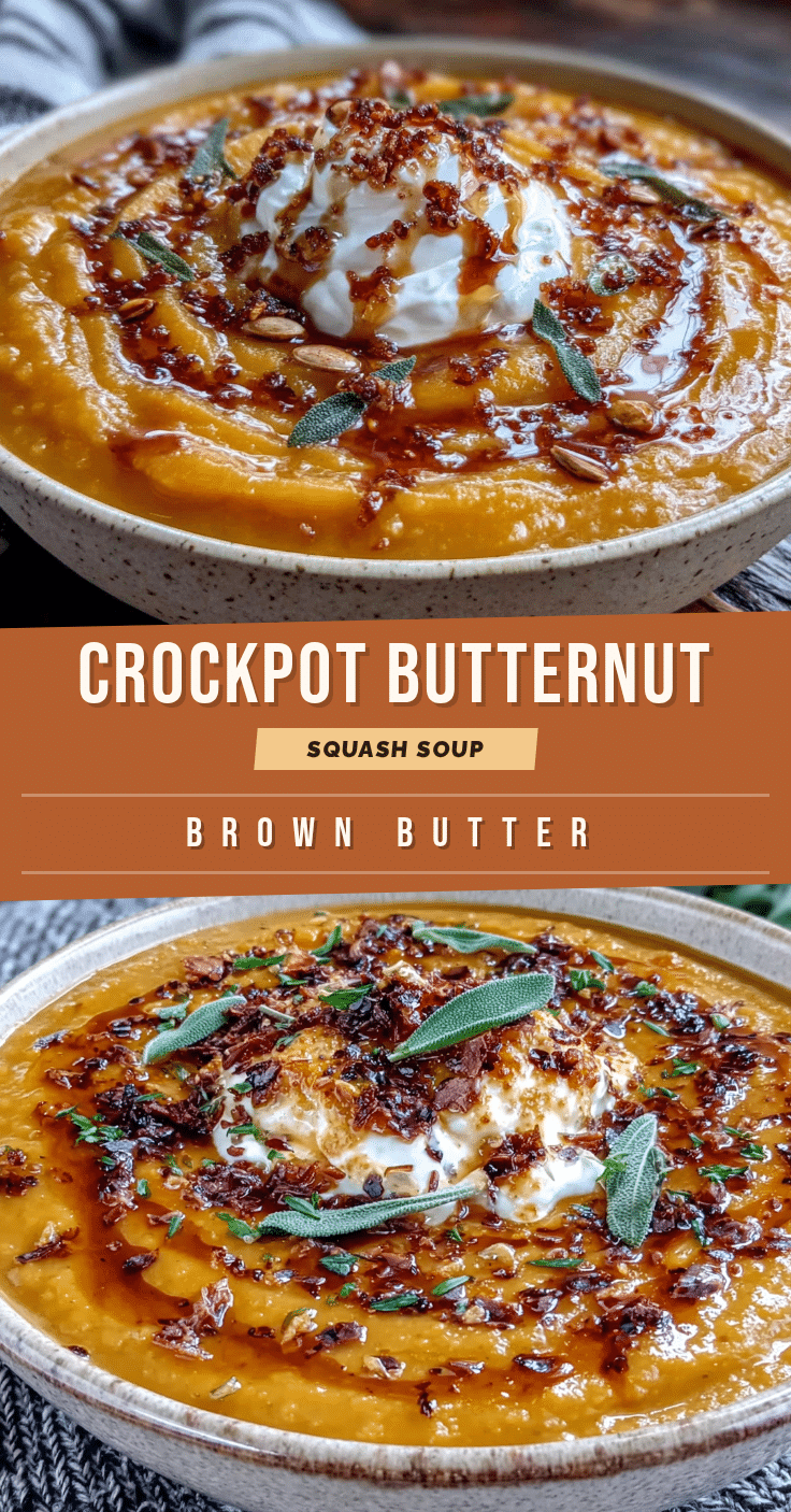 crockpot butternut squash soup recipe