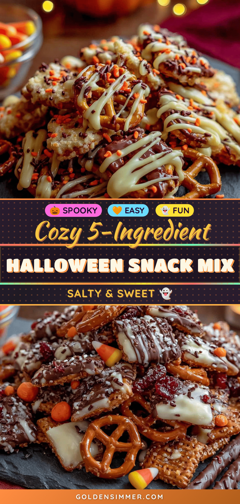 halloween snack mix recipe