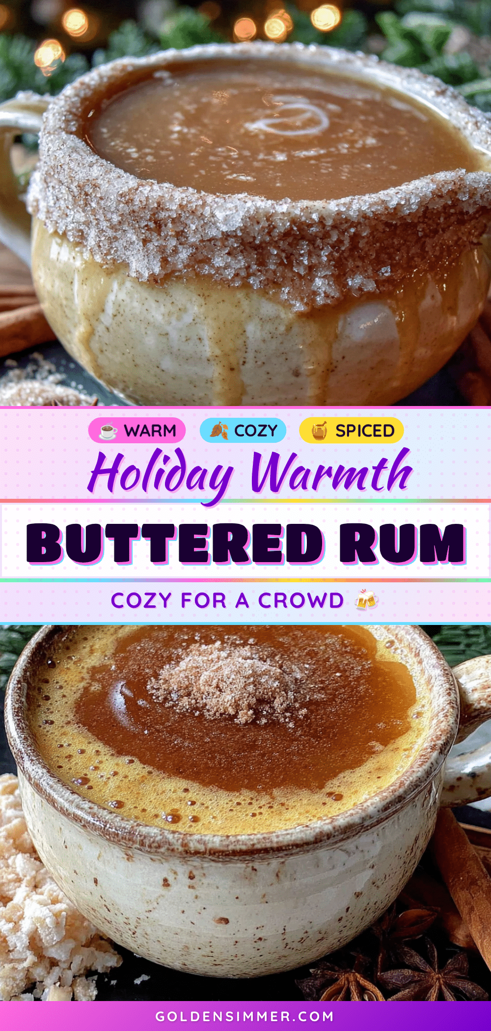 hot buttered rum for a crowd recipe