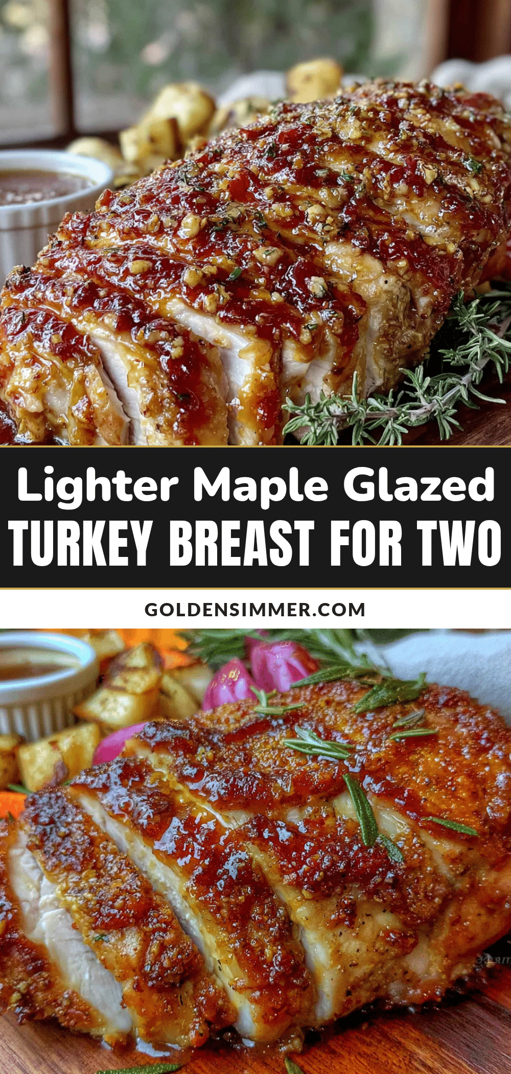 lighter maple glazed turkey breast for two recipe