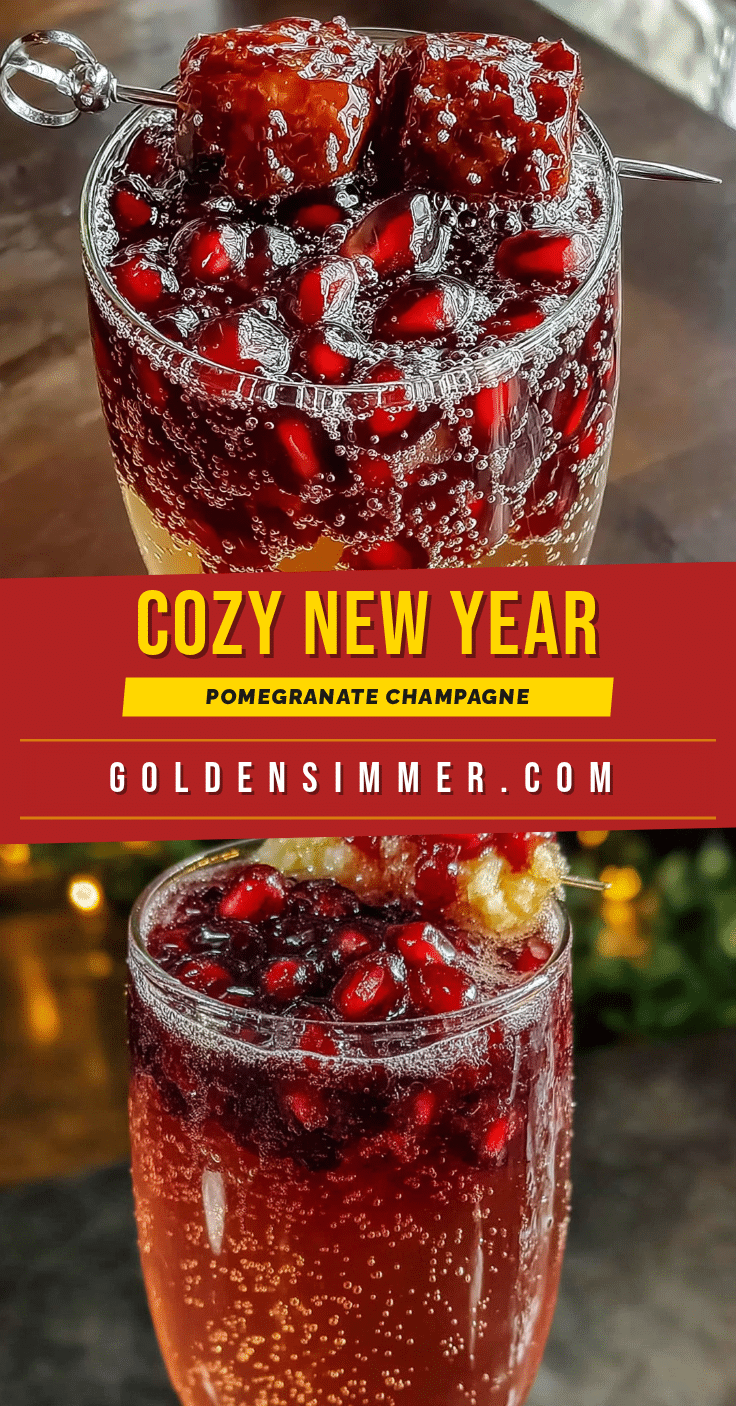 pomegranate champagne cocktail recipe