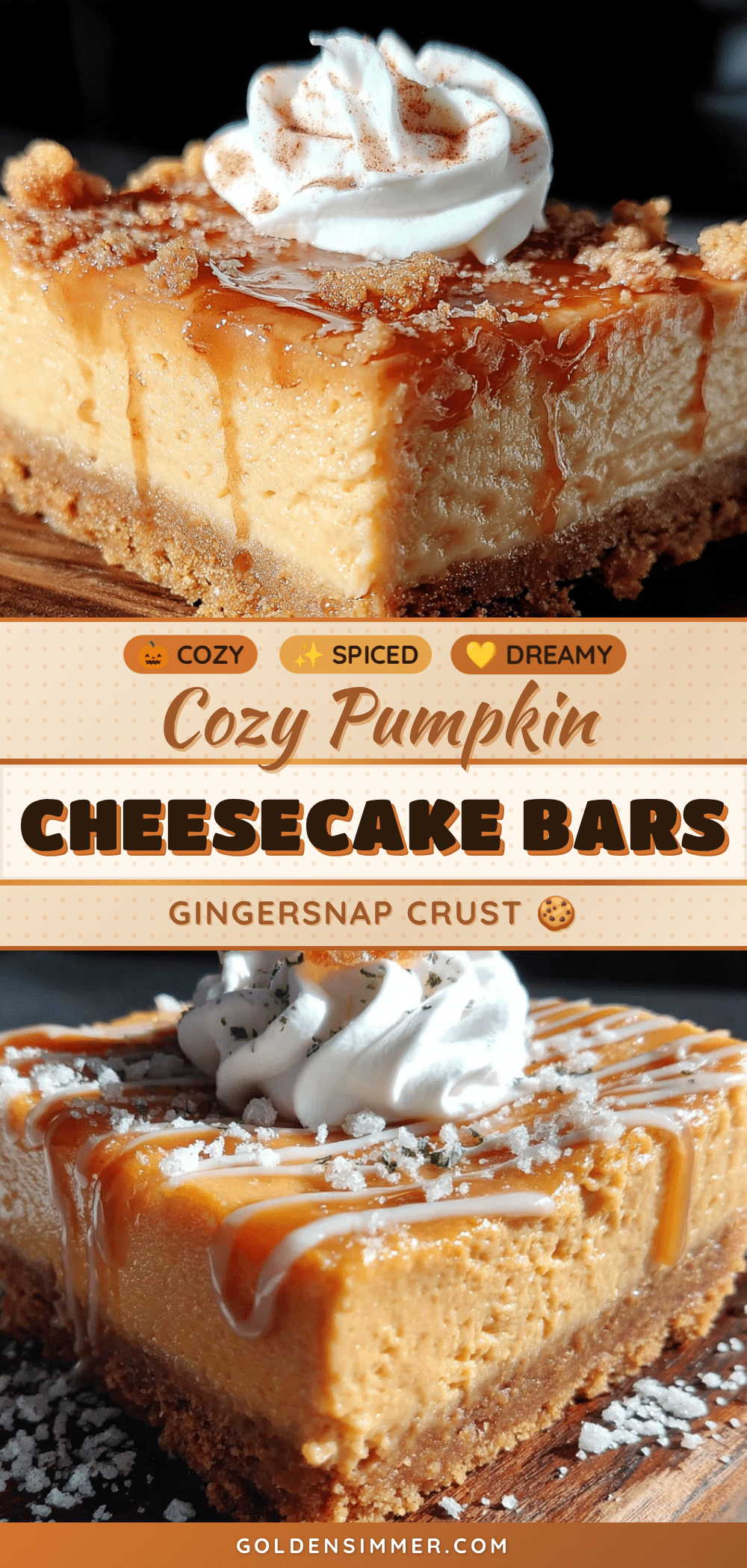 pumpkin cheesecake bars recipe