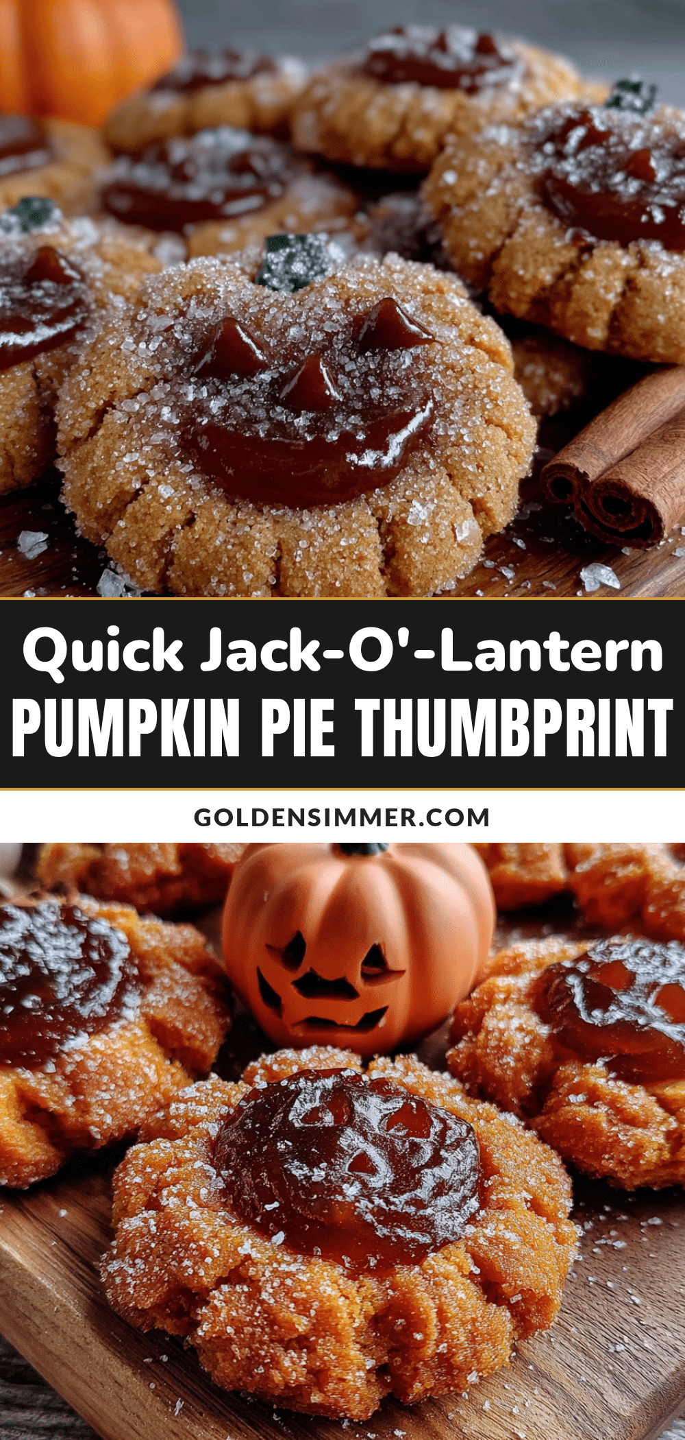 pumpkin thumbprint cookies recipe