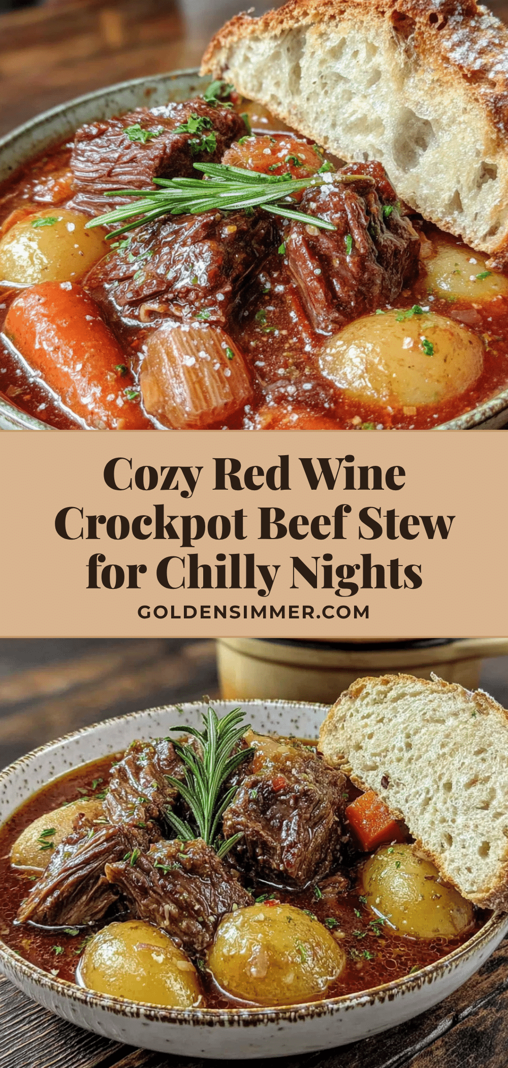 red wine crockpot beef stew recipe