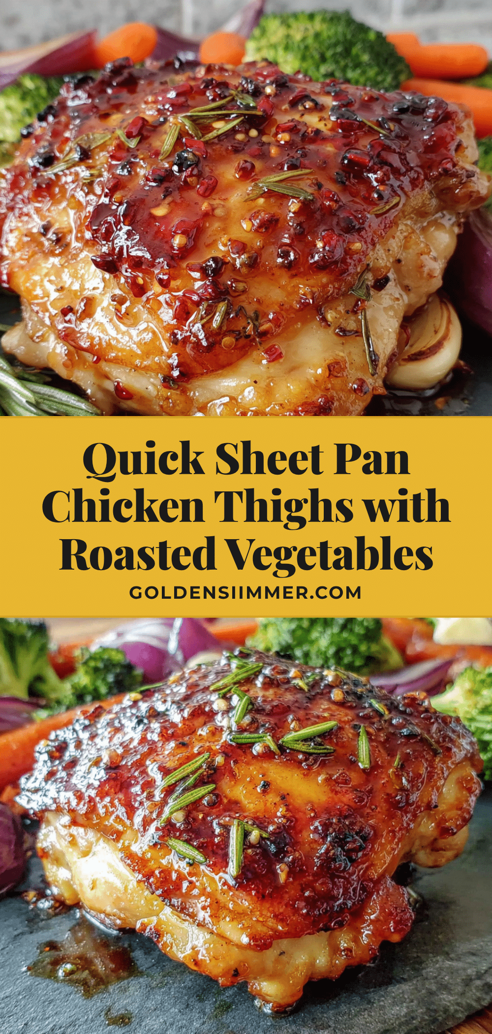 sheet pan chicken thighs recipe