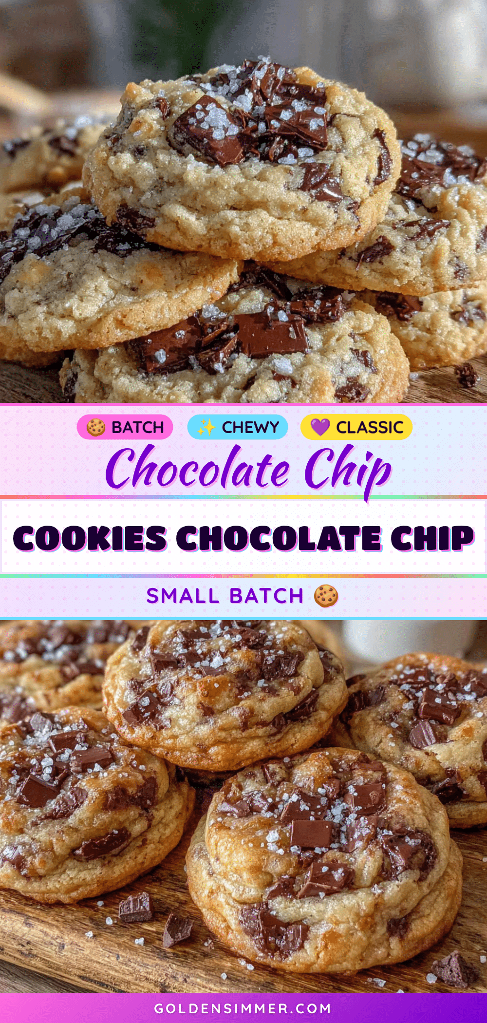 small batch chocolate chip cookies recipe