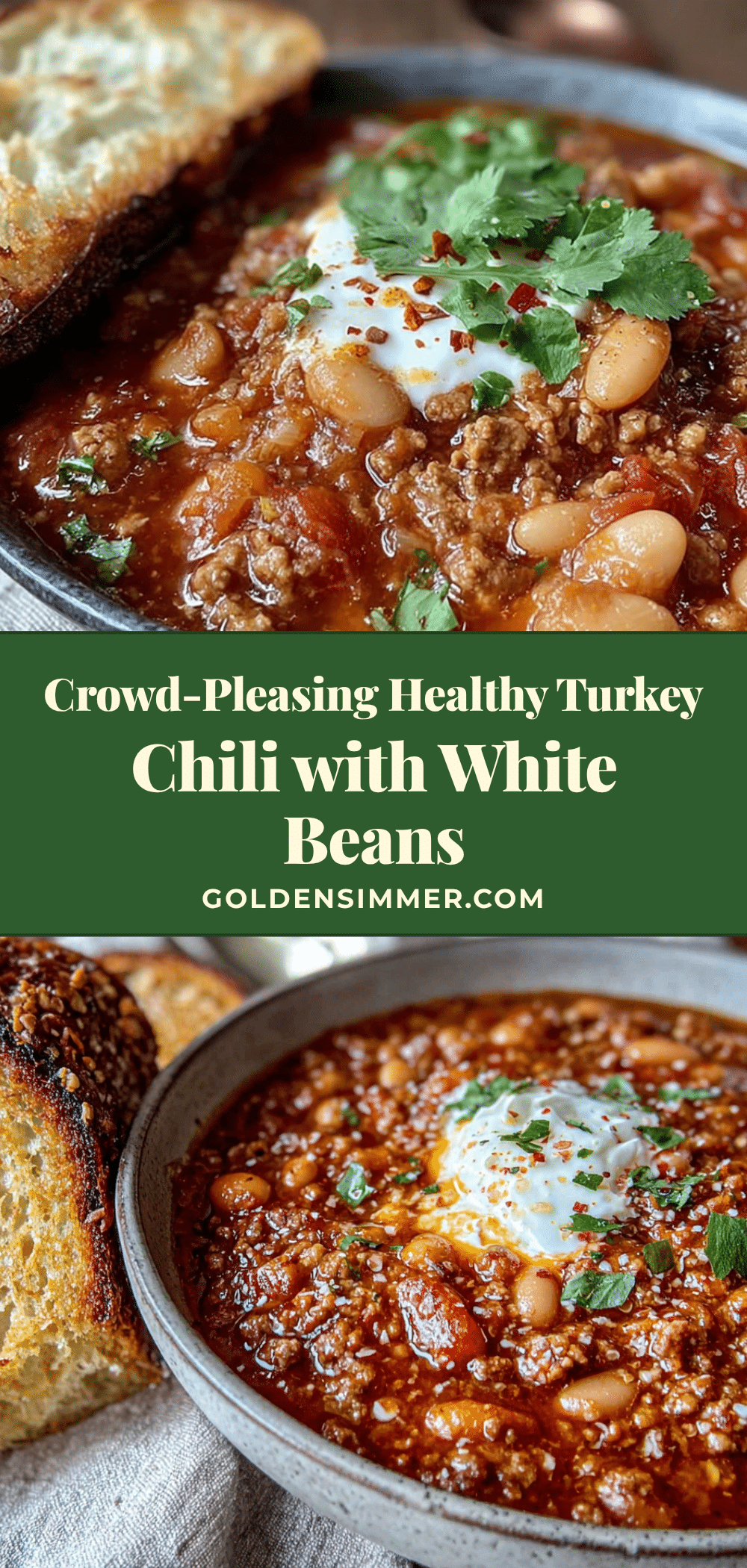 turkey chili with white beans recipe