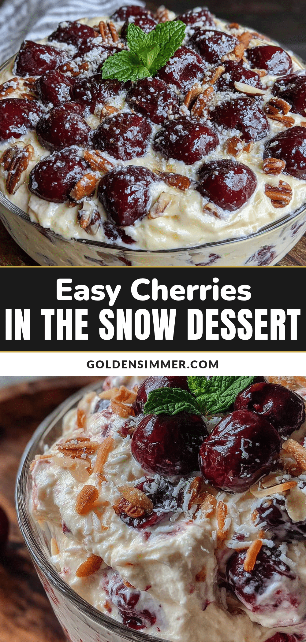cherries in the snow dessert salad recipe