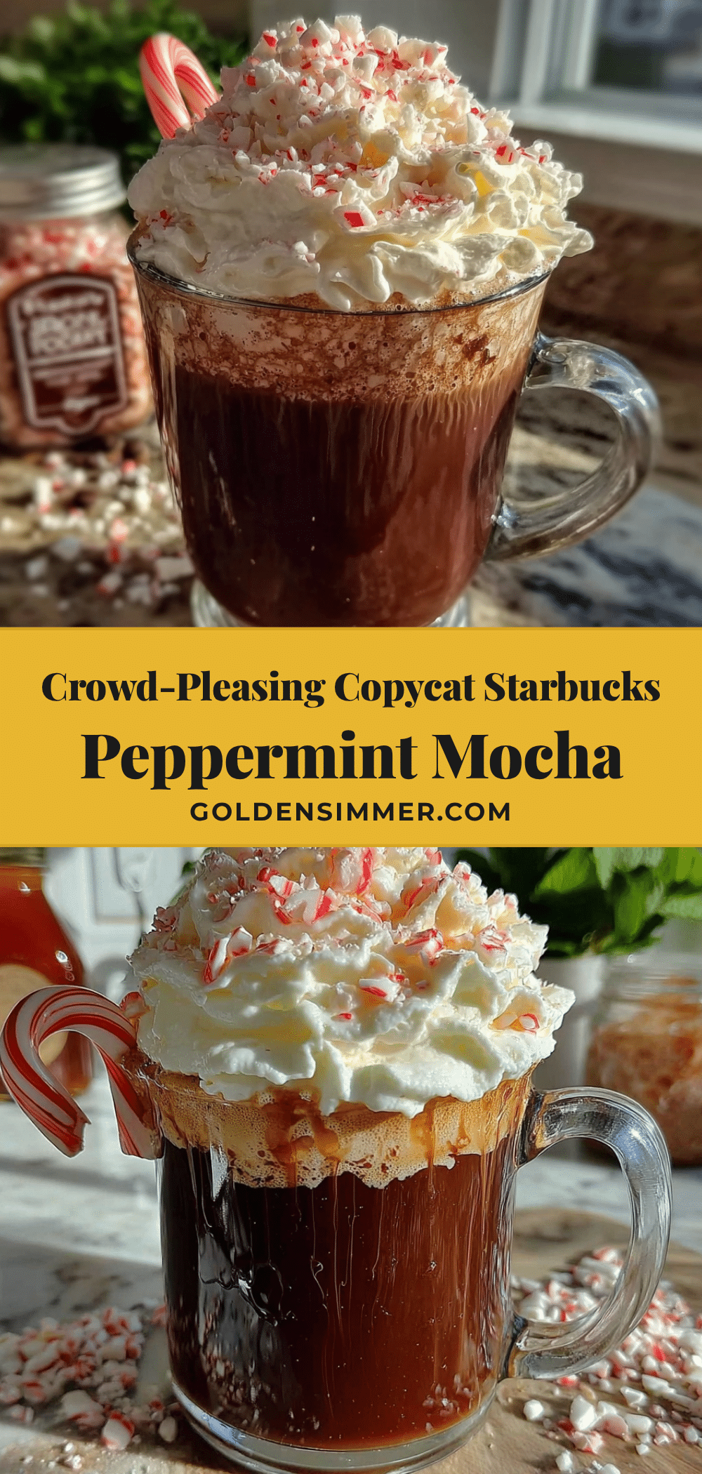 Copycat Starbucks Peppermint Mocha recipe