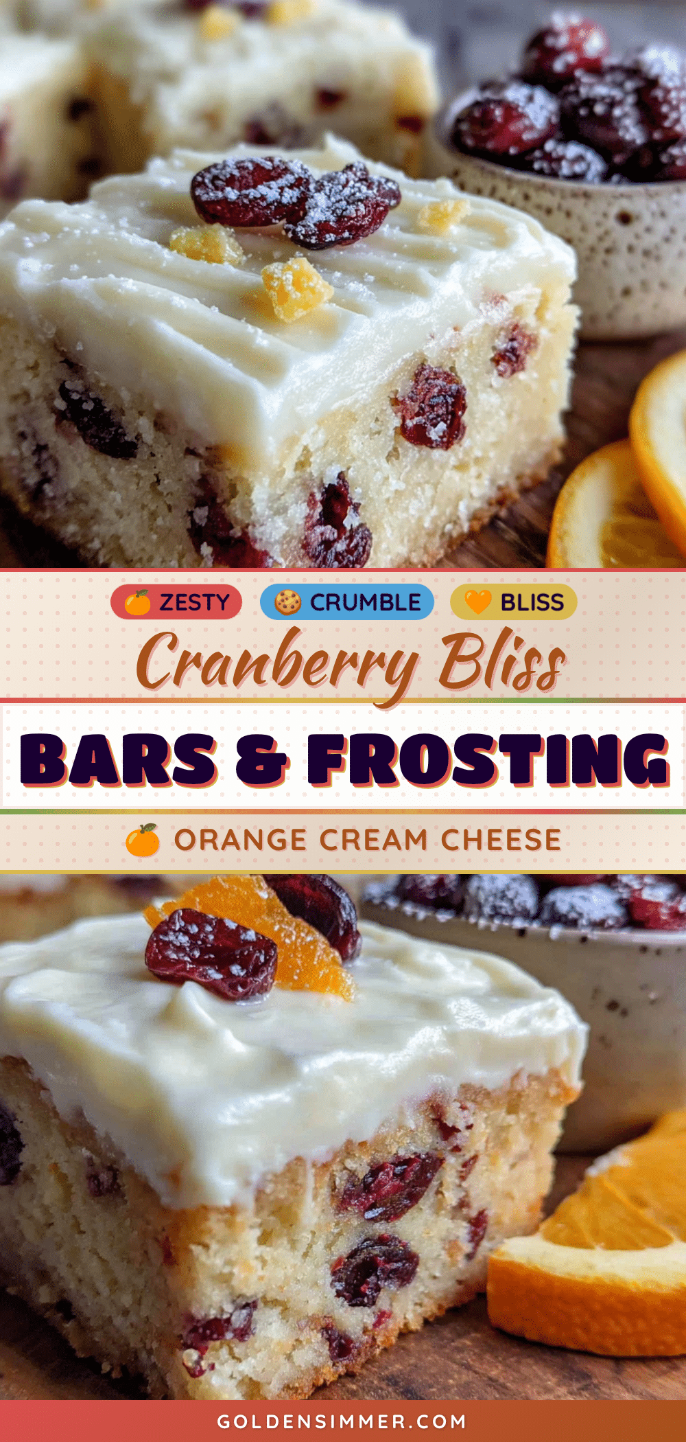 cranberry bliss bars recipe