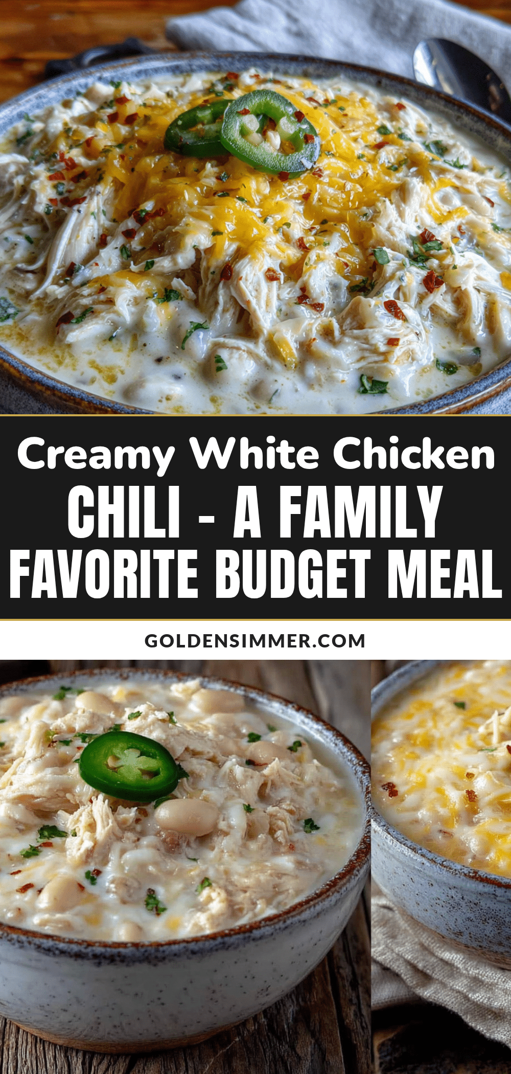 creamy white chicken chili recipe