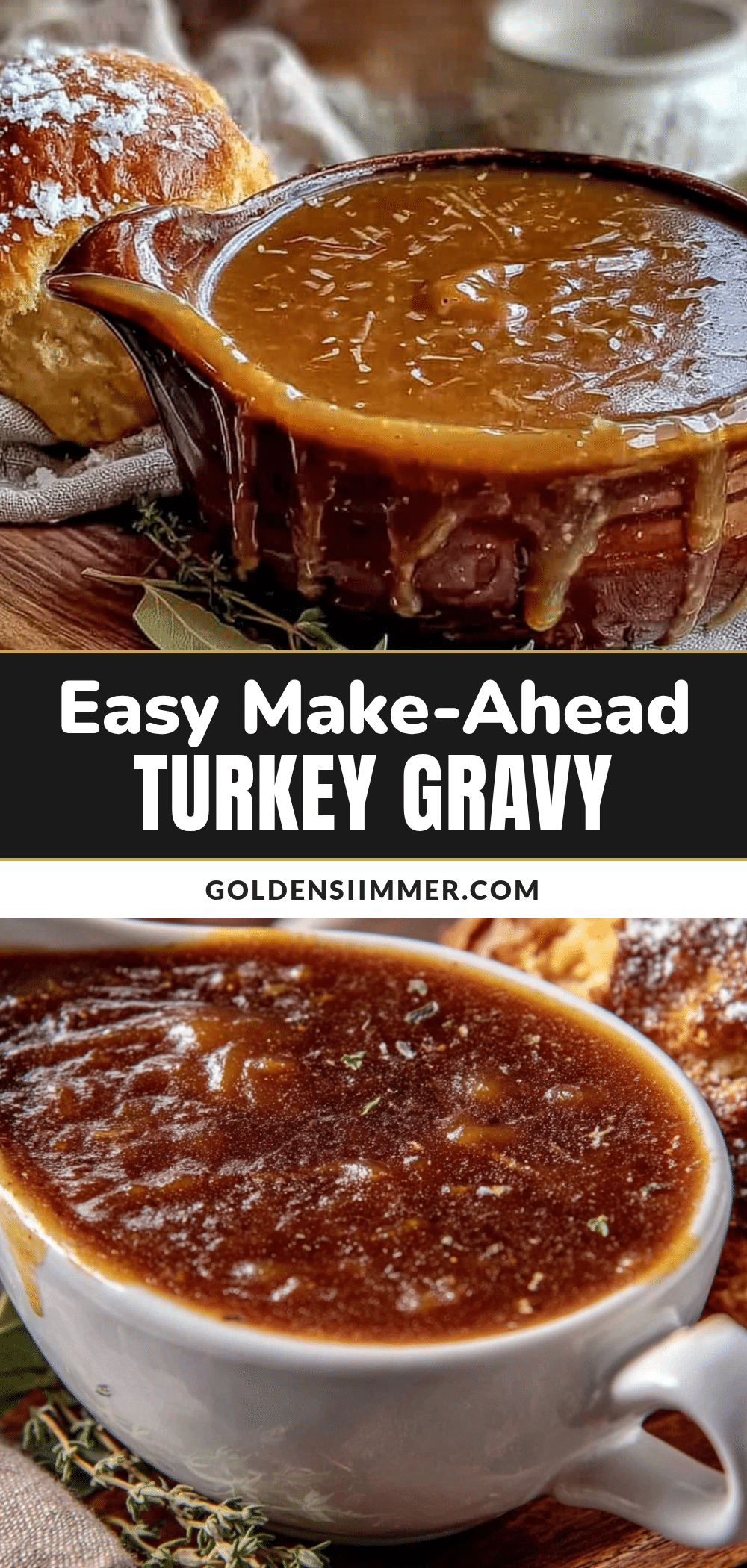 easy make-ahead turkey gravy recipe
