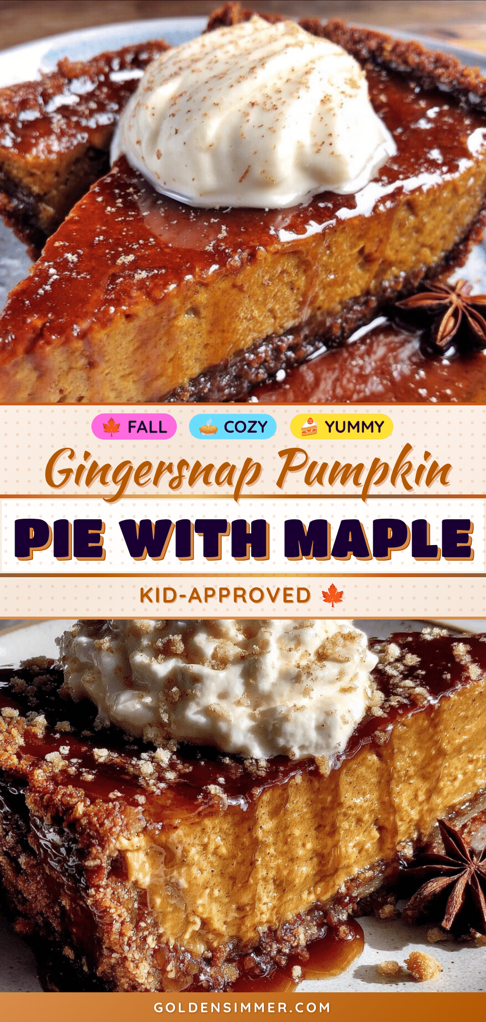 gingersnap pumpkin pie recipe