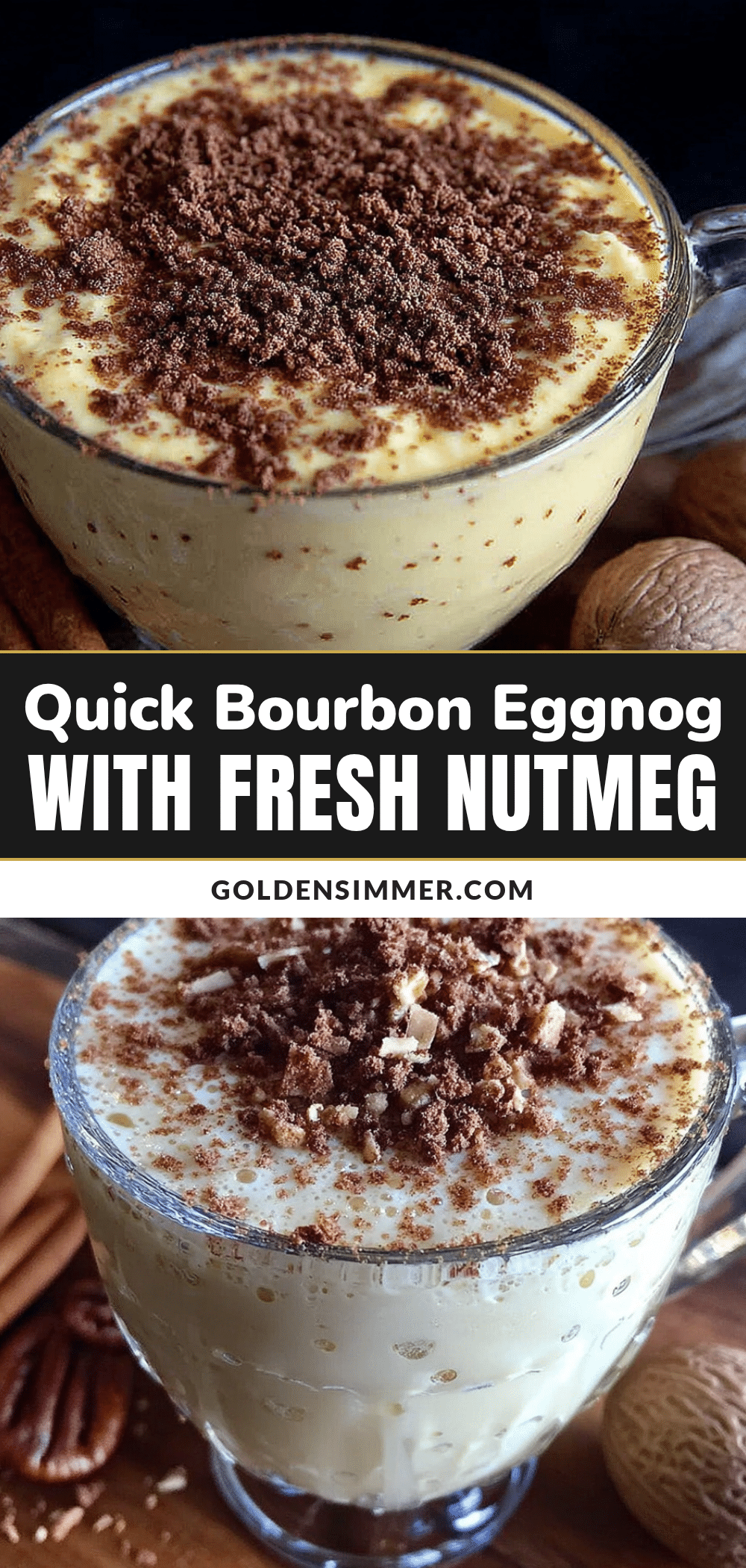 homemade bourbon eggnog recipe