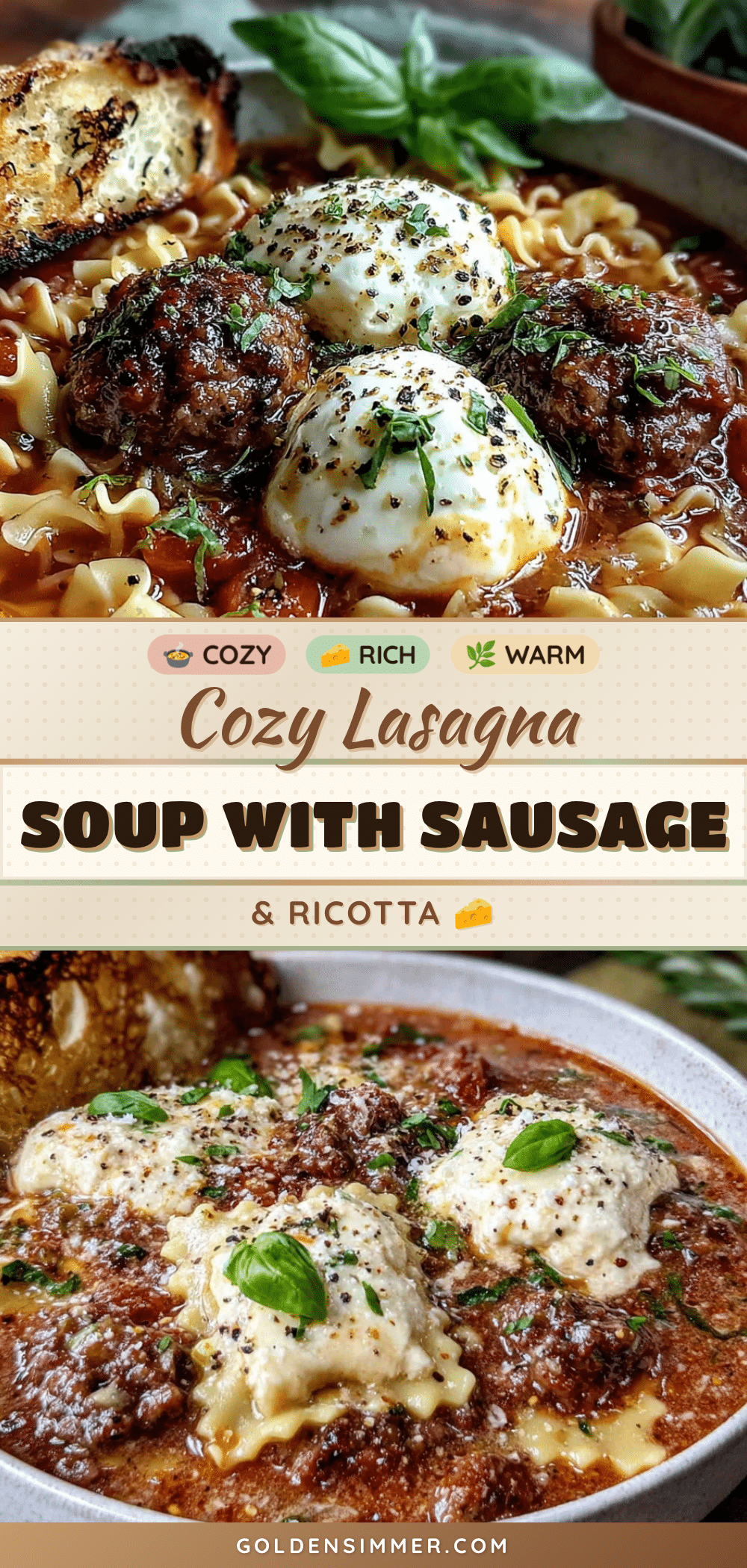 lasagna soup recipe