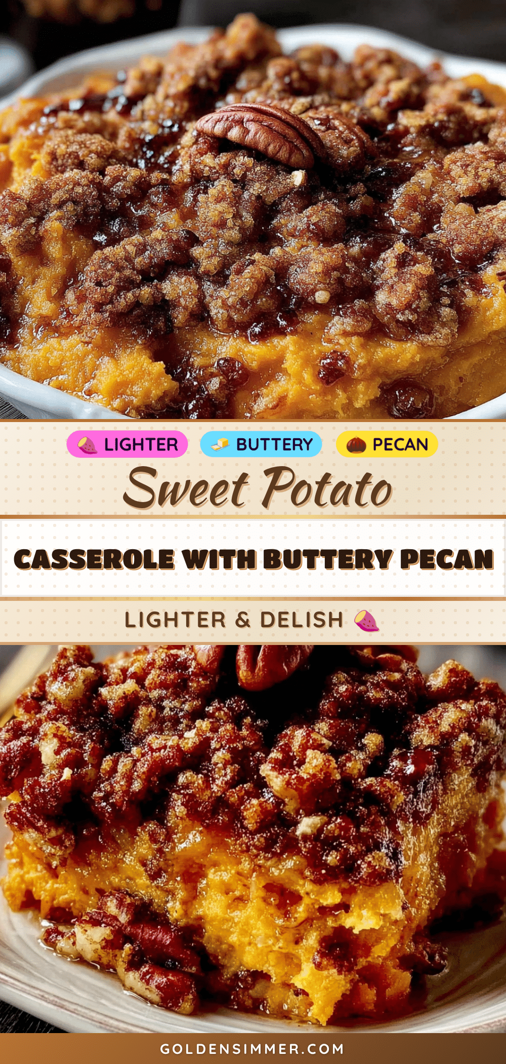 lighter sweet potato casserole recipe