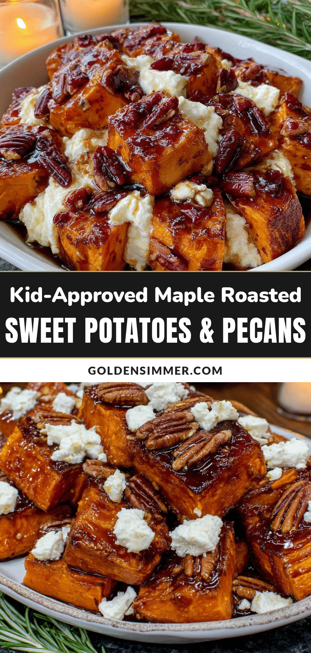 maple roasted sweet potatoes with pecans recipe