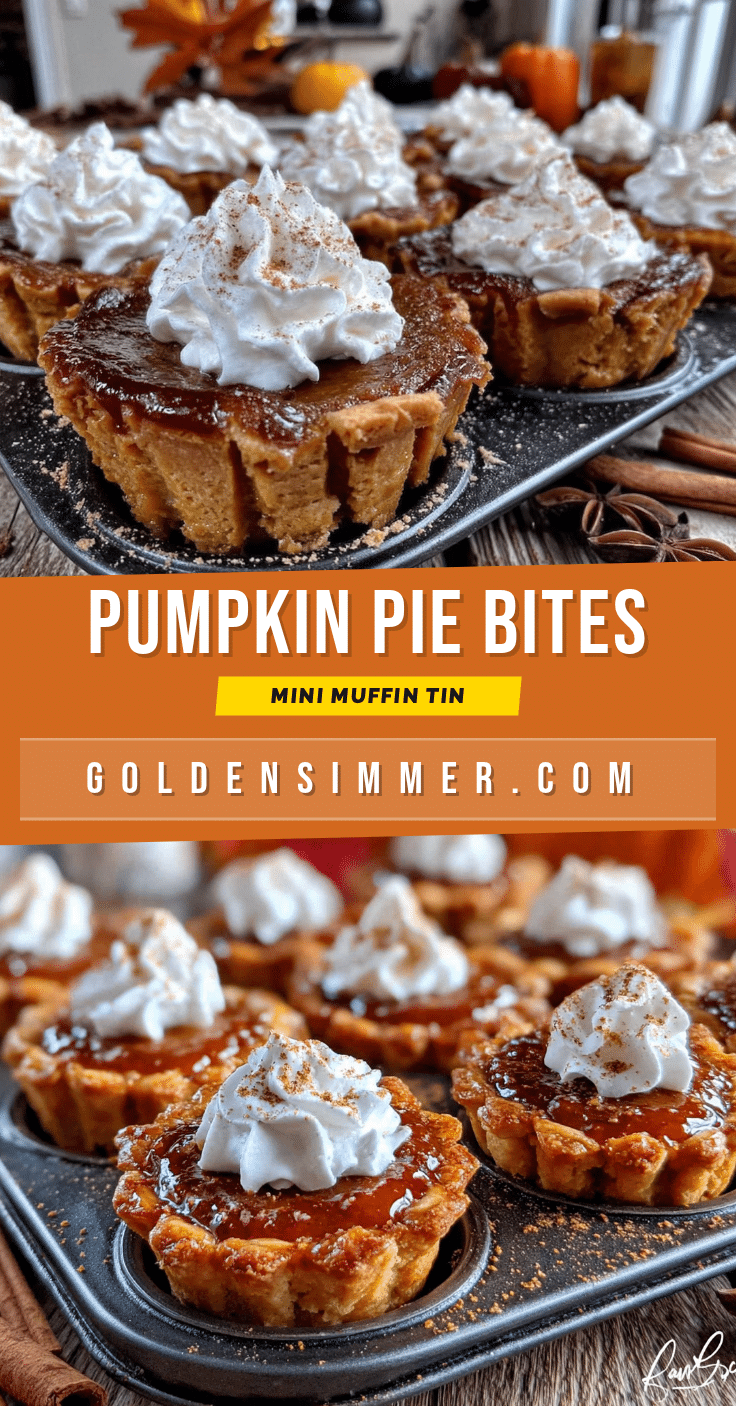 mini pumpkin pie bites recipe