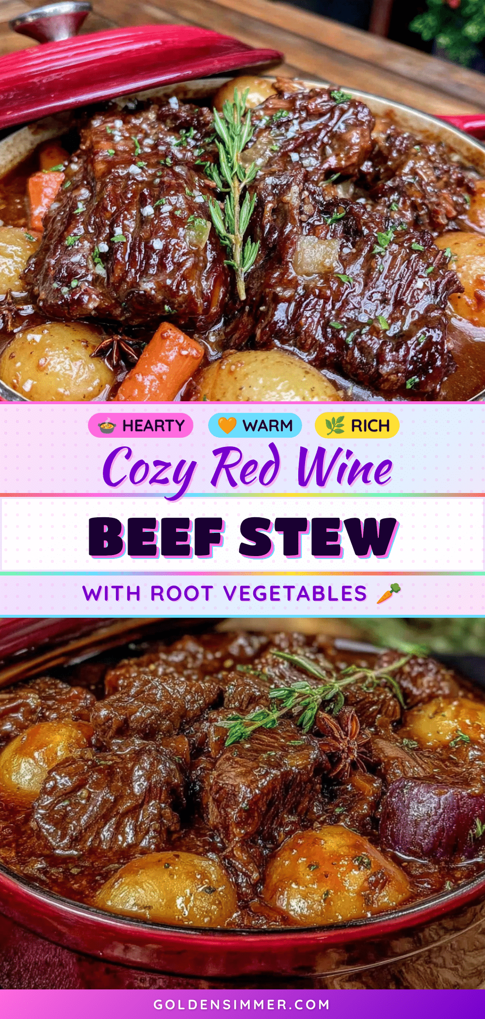 red wine beef stew with root vegetables recipe