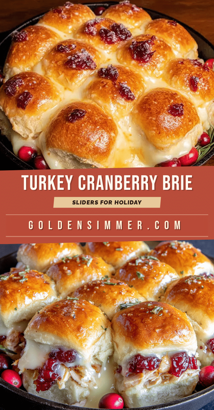 turkey cranberry brie sliders recipe