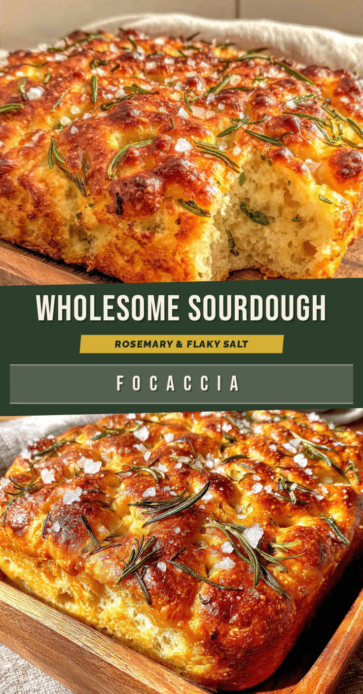 wholesome sourdough focaccia recipe